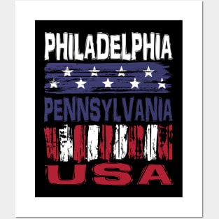 Philadelphia Pennsylvania USA T-Shirt Posters and Art